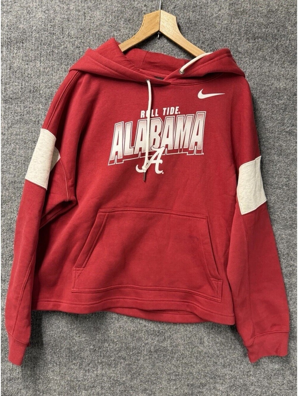 Nike Alabama Roll Tide Hoodie Crimson Red Men’s L Go Tide 🐘